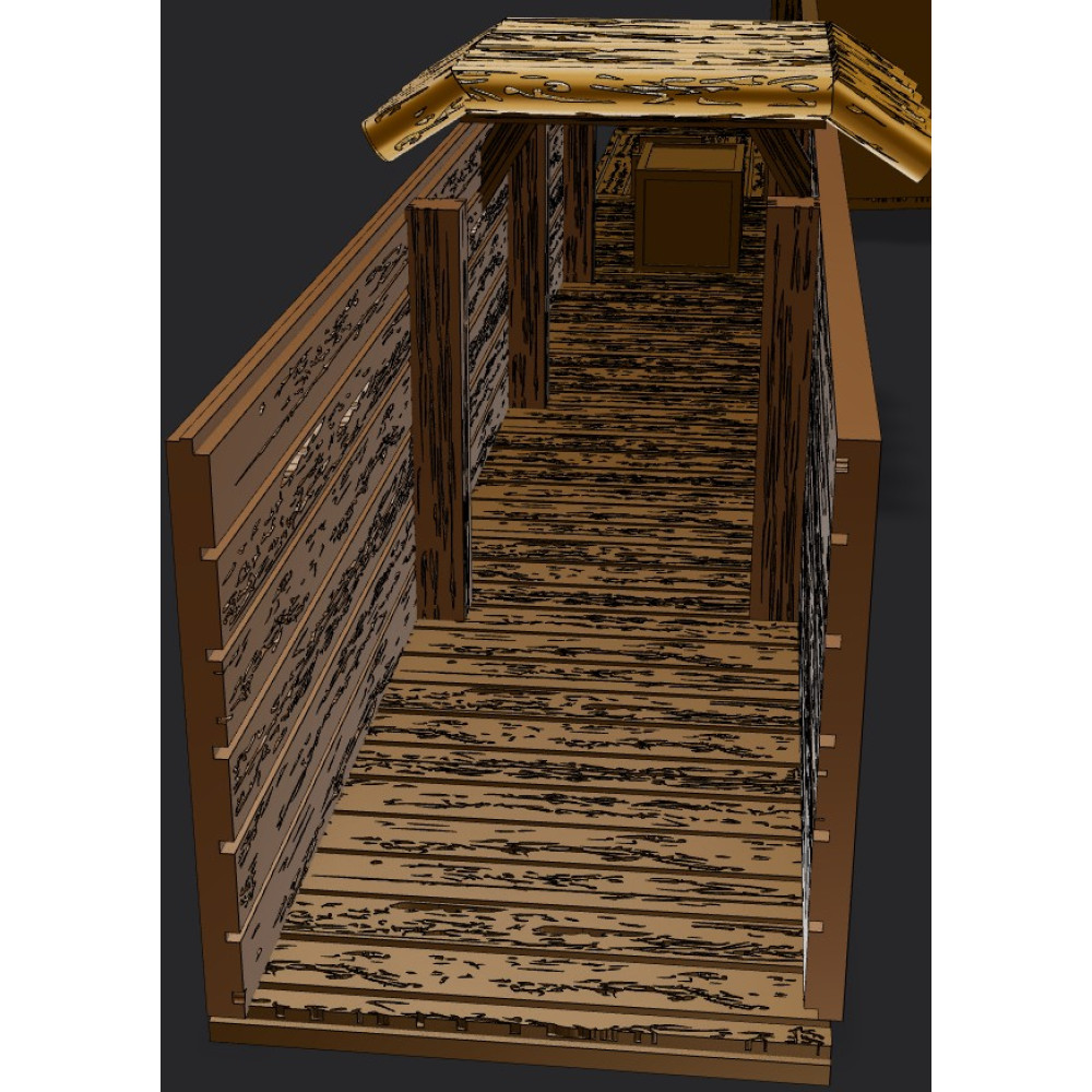 Modular Trench Accessories STL Set | 3D Printable Wargaming Scenery & Props